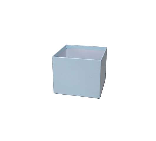 Flower box čtverec bez víčka 12x12x10 cm, sv. modrá